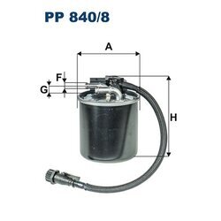 Palivový filter FILTRON PP 840/8