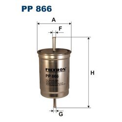 Palivový filter FILTRON PP 866