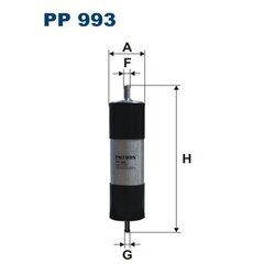 Palivový filter FILTRON PP 993