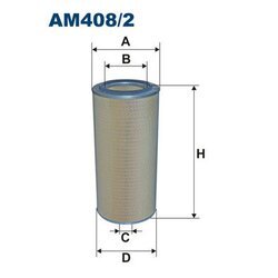 Vzduchový filter FILTRON AM 408/2