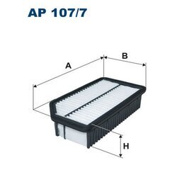 Vzduchový filter FILTRON AP 107/7