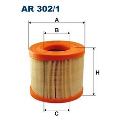 Vzduchový filter FILTRON AR 302/1