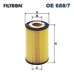 Olejový filter FILTRON OE 688/7
