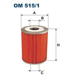 Olejový filter FILTRON OM 515/1