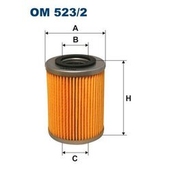 Olejový filter FILTRON OM 523/2