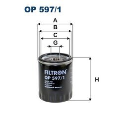 Olejový filter FILTRON OP 597/1