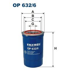 Olejový filter FILTRON OP 632/6