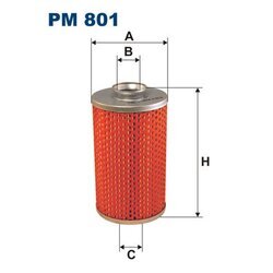 Palivový filter FILTRON PM 801