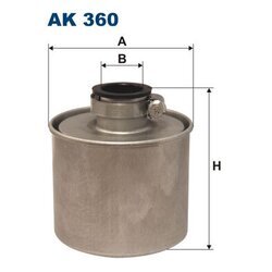 Vzduchový filter, Kompresor nasávaného vzduchu FILTRON AK 360