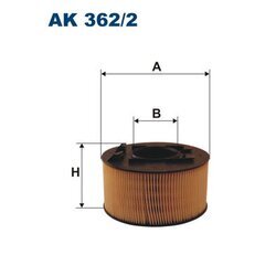 Vzduchový filter FILTRON AK 362/2
