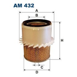 Vzduchový filter FILTRON AM 432