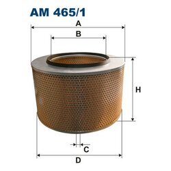Vzduchový filter FILTRON AM 465/1