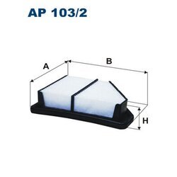 Vzduchový filter FILTRON AP 103/2