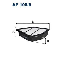 Vzduchový filter FILTRON AP 105/6