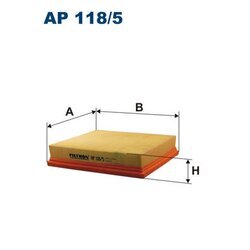 Vzduchový filter FILTRON AP 118/5