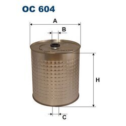 Olejový filter FILTRON OC 604