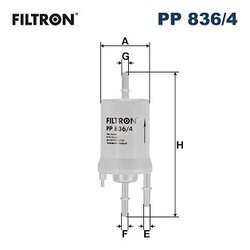 Palivový filter FILTRON PP 836/4