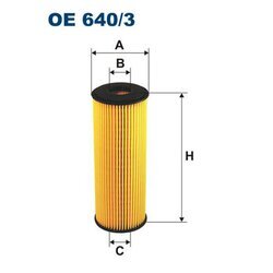 Olejový filter FILTRON OE 640/3