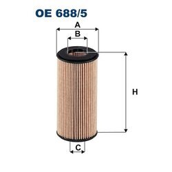 Olejový filter FILTRON OE 688/5