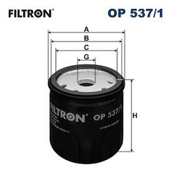 Olejový filter FILTRON OP 537/1