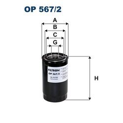 Olejový filter FILTRON OP 567/2