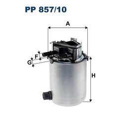 Palivový filter FILTRON PP 857/10
