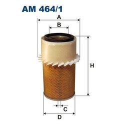 Vzduchový filter FILTRON AM 464/1