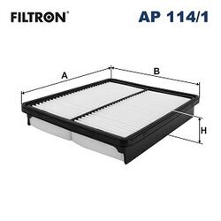 Vzduchový filter FILTRON AP 114/1