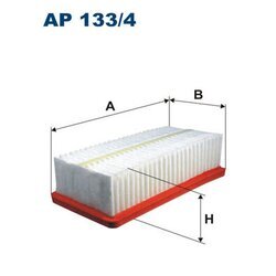 Vzduchový filter FILTRON AP 133/4