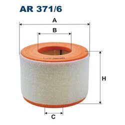 Vzduchový filter FILTRON AR 371/6