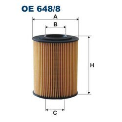 Olejový filter FILTRON OE 648/8