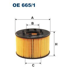 Olejový filter FILTRON OE 665/1