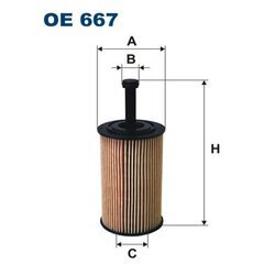 Olejový filter FILTRON OE 667