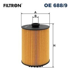 Olejový filter FILTRON OE 688/9