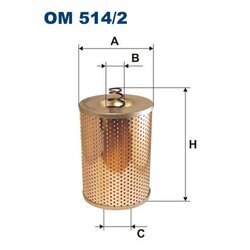 Olejový filter FILTRON OM 514/2