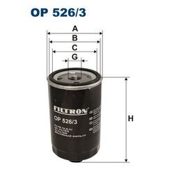 Olejový filter FILTRON OP 526/3