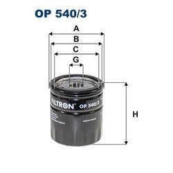 Olejový filter FILTRON OP 540/3
