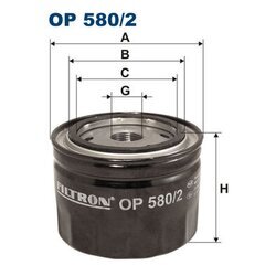 Olejový filter FILTRON OP 580/2