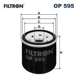 Olejový filter FILTRON OP 595