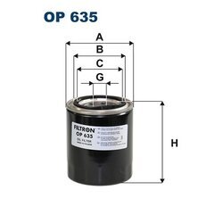 Olejový filter FILTRON OP 635