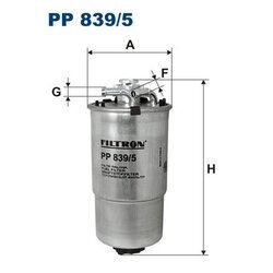 Palivový filter FILTRON PP 839/5