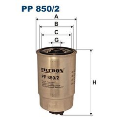 Palivový filter FILTRON PP 850/2