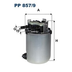 Palivový filter FILTRON PP 857/9