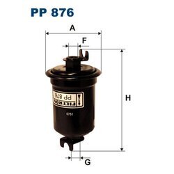 Palivový filter FILTRON PP 876