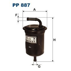 Palivový filter FILTRON PP 887