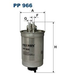 Palivový filter FILTRON PP 966