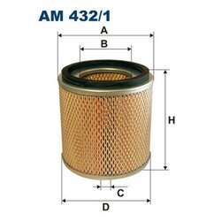 Vzduchový filter FILTRON AM 432/1