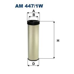 Filter sekundárneho vzduchu FILTRON AM 447/1W