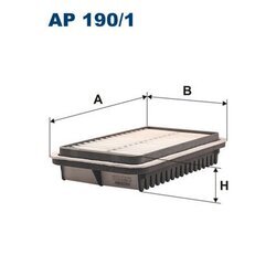 Vzduchový filter FILTRON AP 190/1