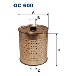 Olejový filter FILTRON OC 600